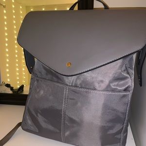 Grey trendy book bag